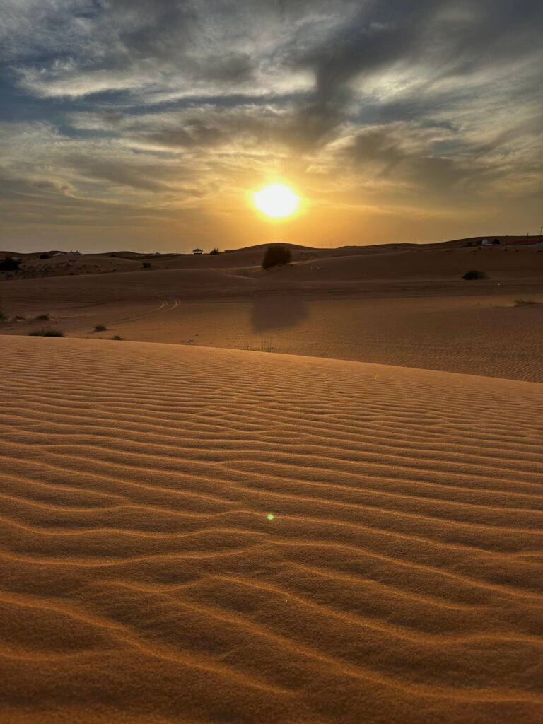 red sand dunes lahbab